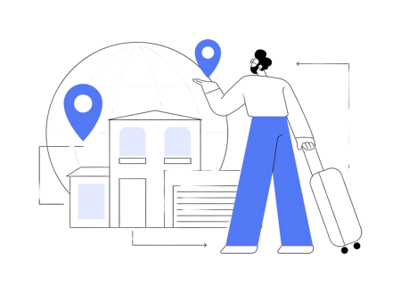 return-migration-abstract-concept-vector-illustration