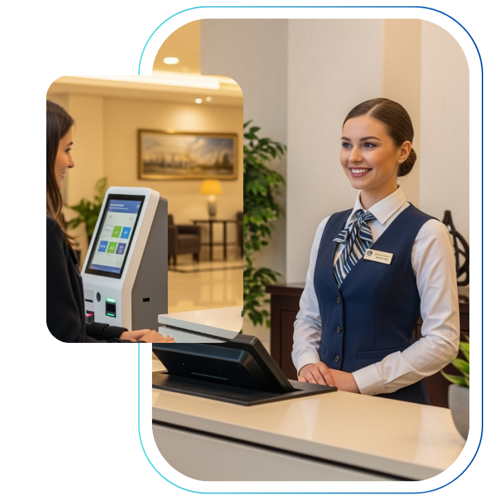 Front desk staff Using PMS